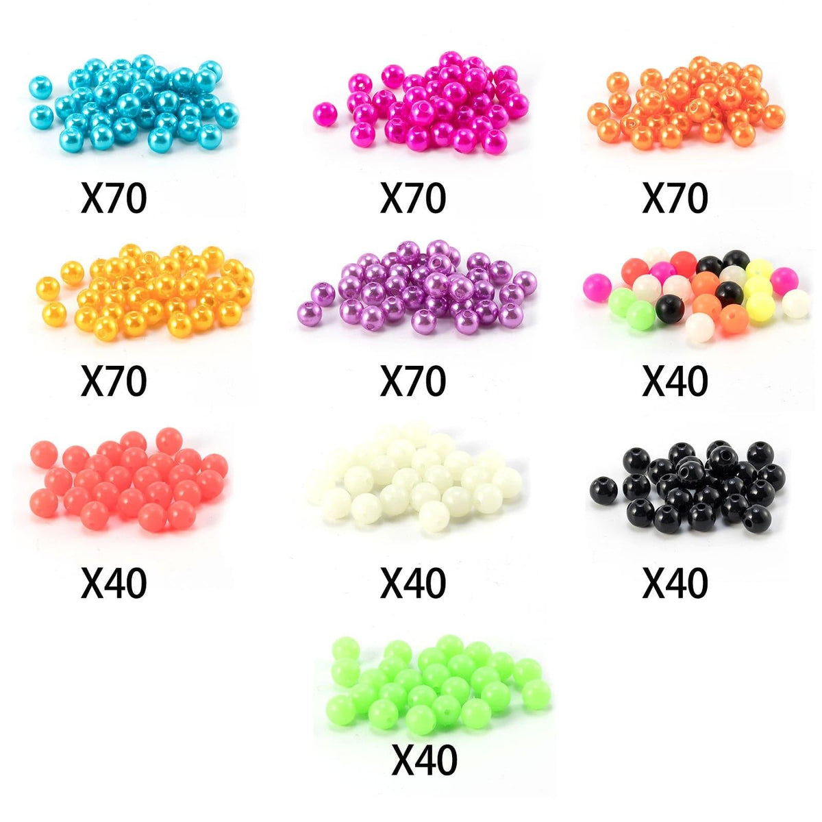 Dr.Fish 550pcs Fishing Beads Kit 6-7mm - Dr.Fish Tackles