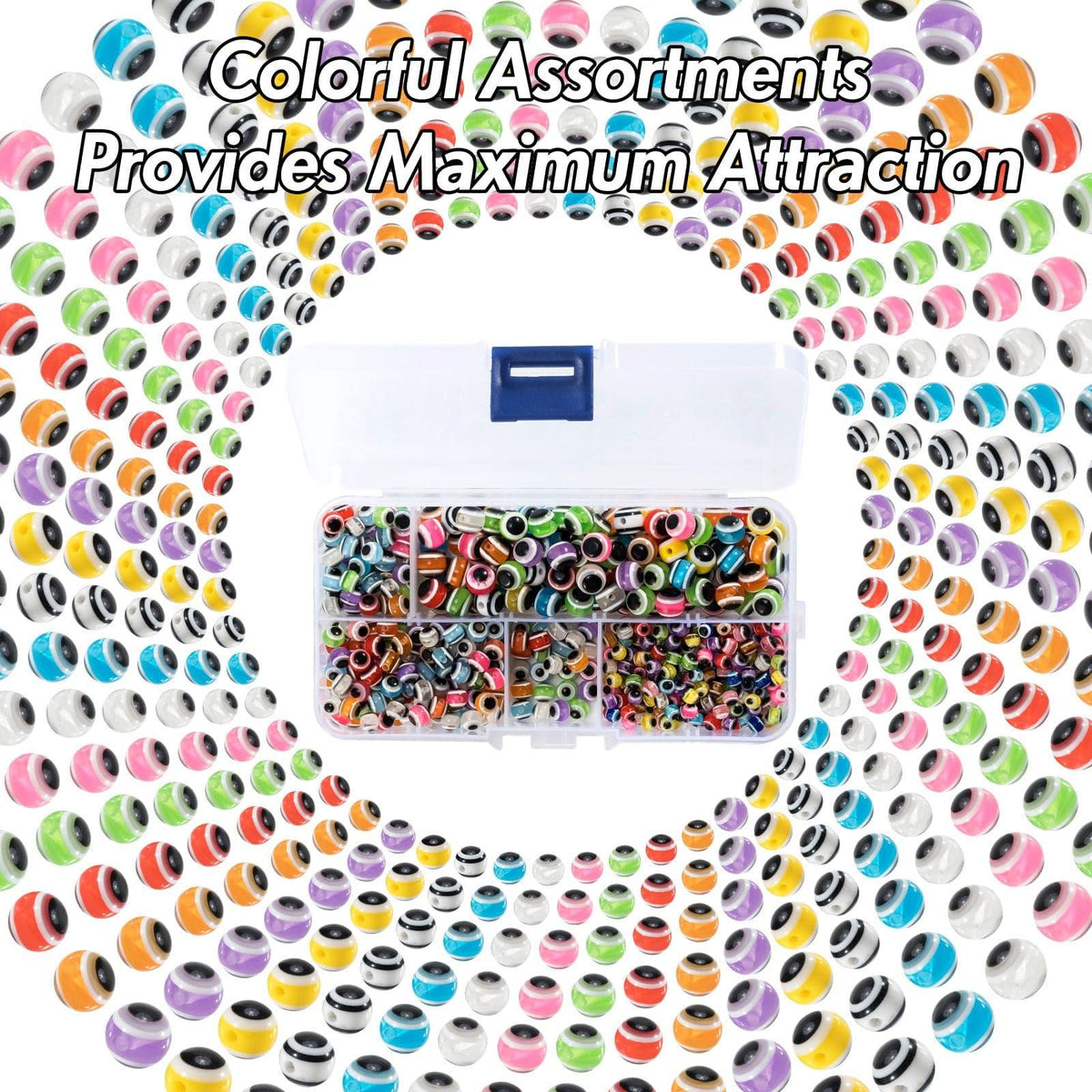 Dr.Fish 500pcs Fishing Beads Kit 4/6/8mm - Dr.Fish Tackles