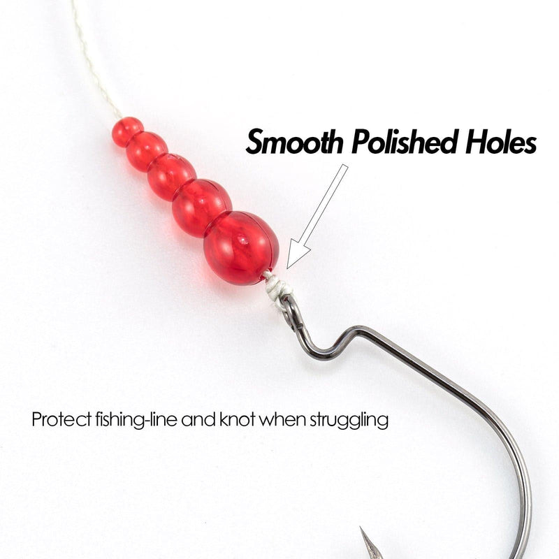 Dr.Fish 50pcs Fishing Stacked Beads 0.71'' - Dr.Fish Tackles