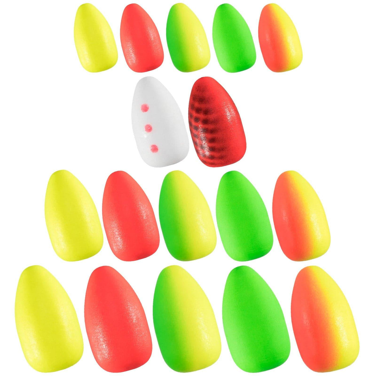 Dr.Fish 20/60pcs Bullet Foam Floats 6 Sizes - Dr.Fish Tackles