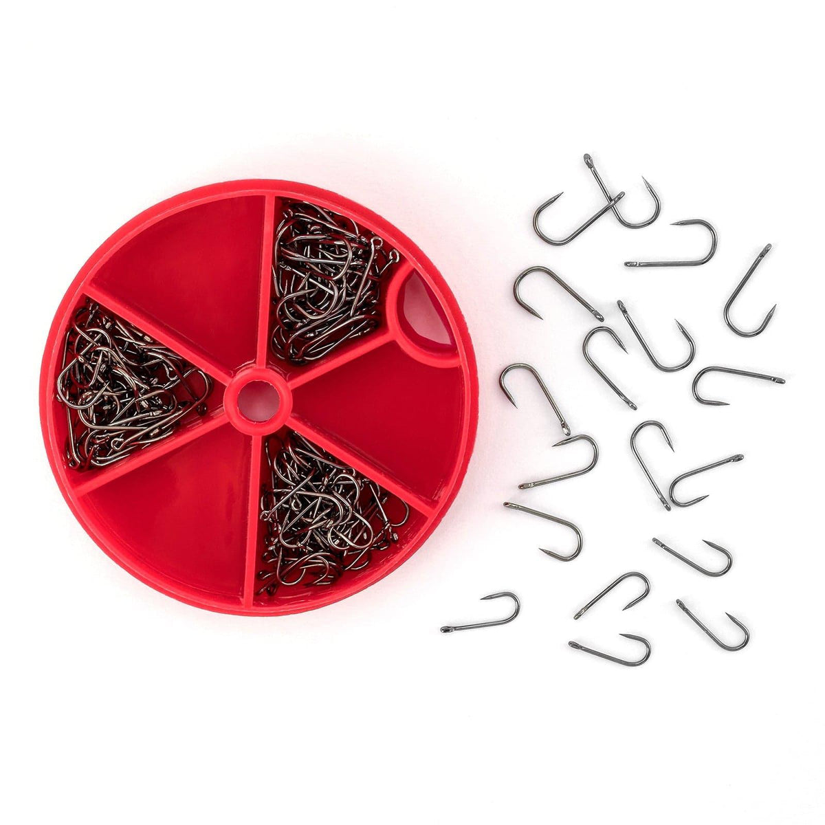 Dr.Fish 50pcs Eyed Barbless Hooks - Dr.Fish Tackles