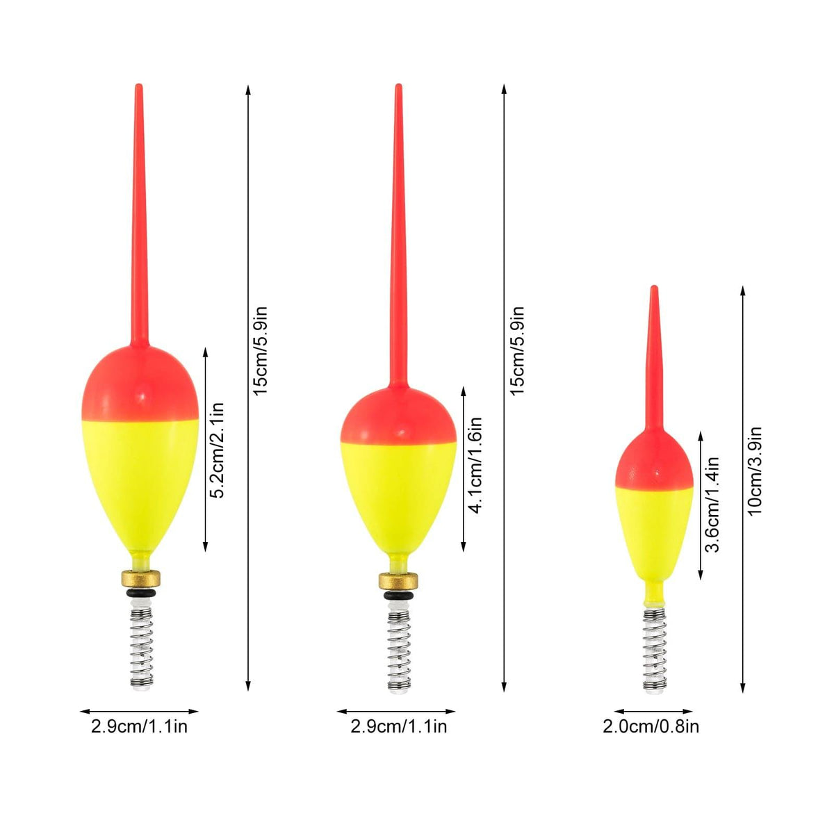 Dr.Fish 6pcs Fishing Slip Floats Kit - Dr.Fish Tackles