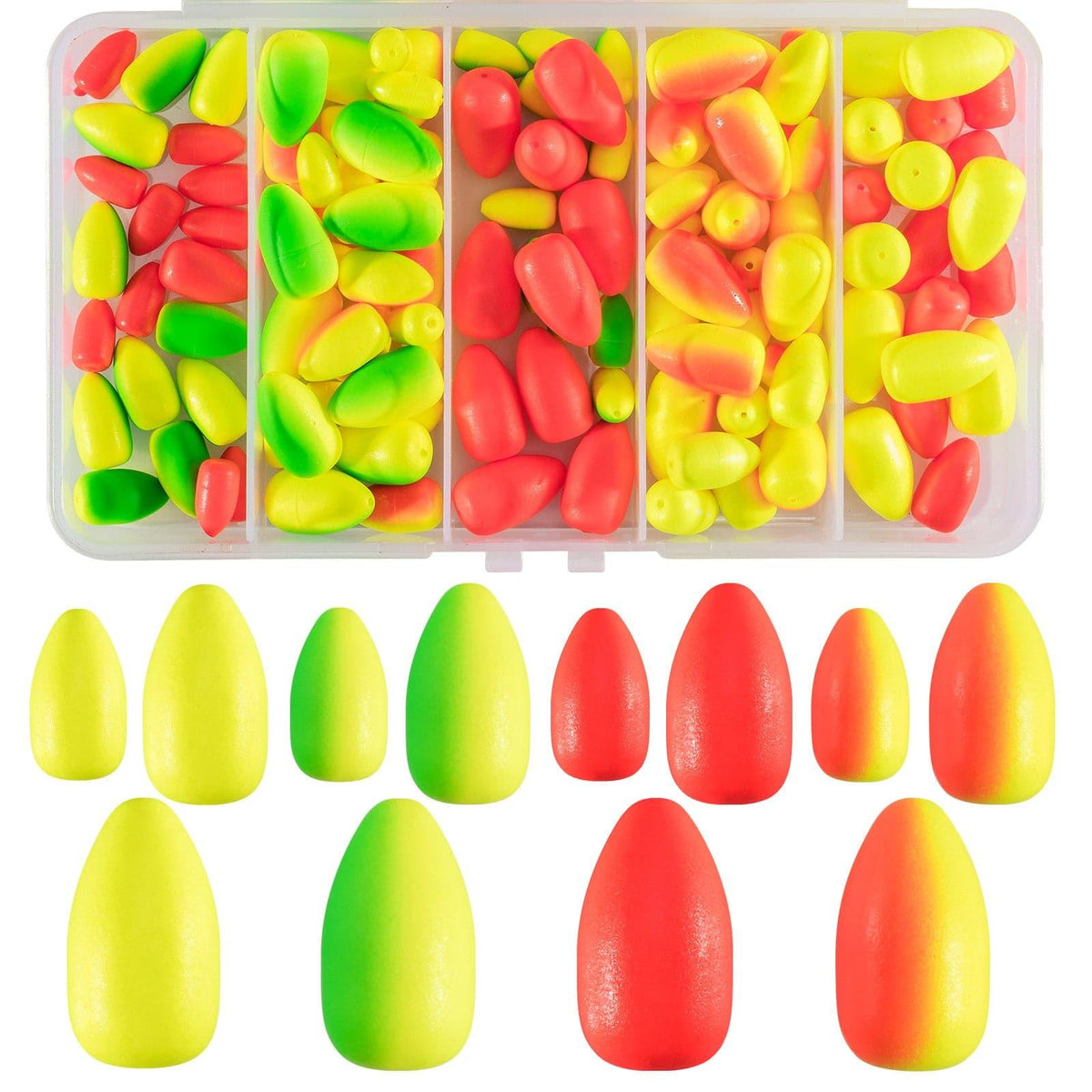 Dr.Fish 120/150pcs Foam Fishing Floats Kit - Dr.Fish Tackles