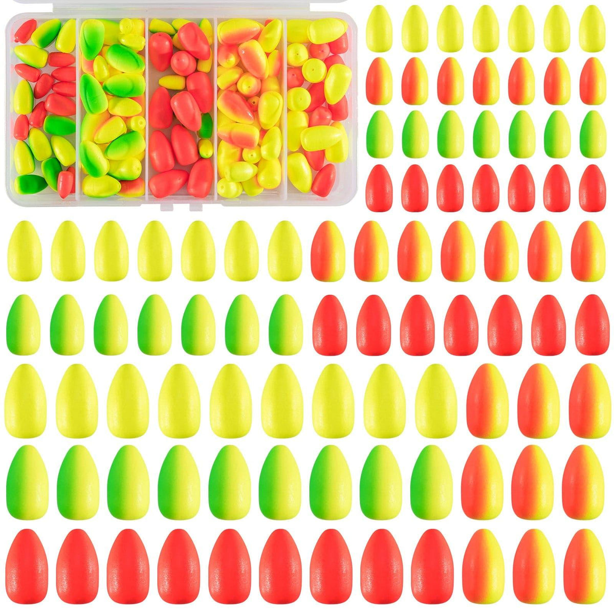 Dr.Fish 120/150pcs Foam Fishing Floats Kit - Dr.Fish Tackles