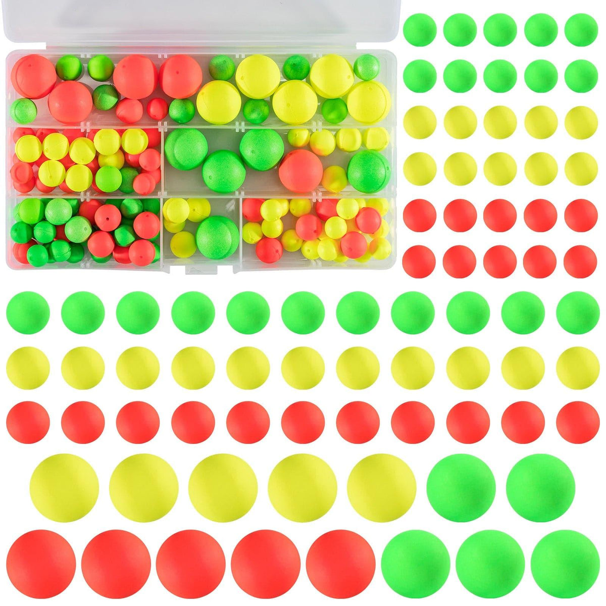 Dr.Fish 120/150pcs Foam Fishing Floats Kit - Dr.Fish Tackles