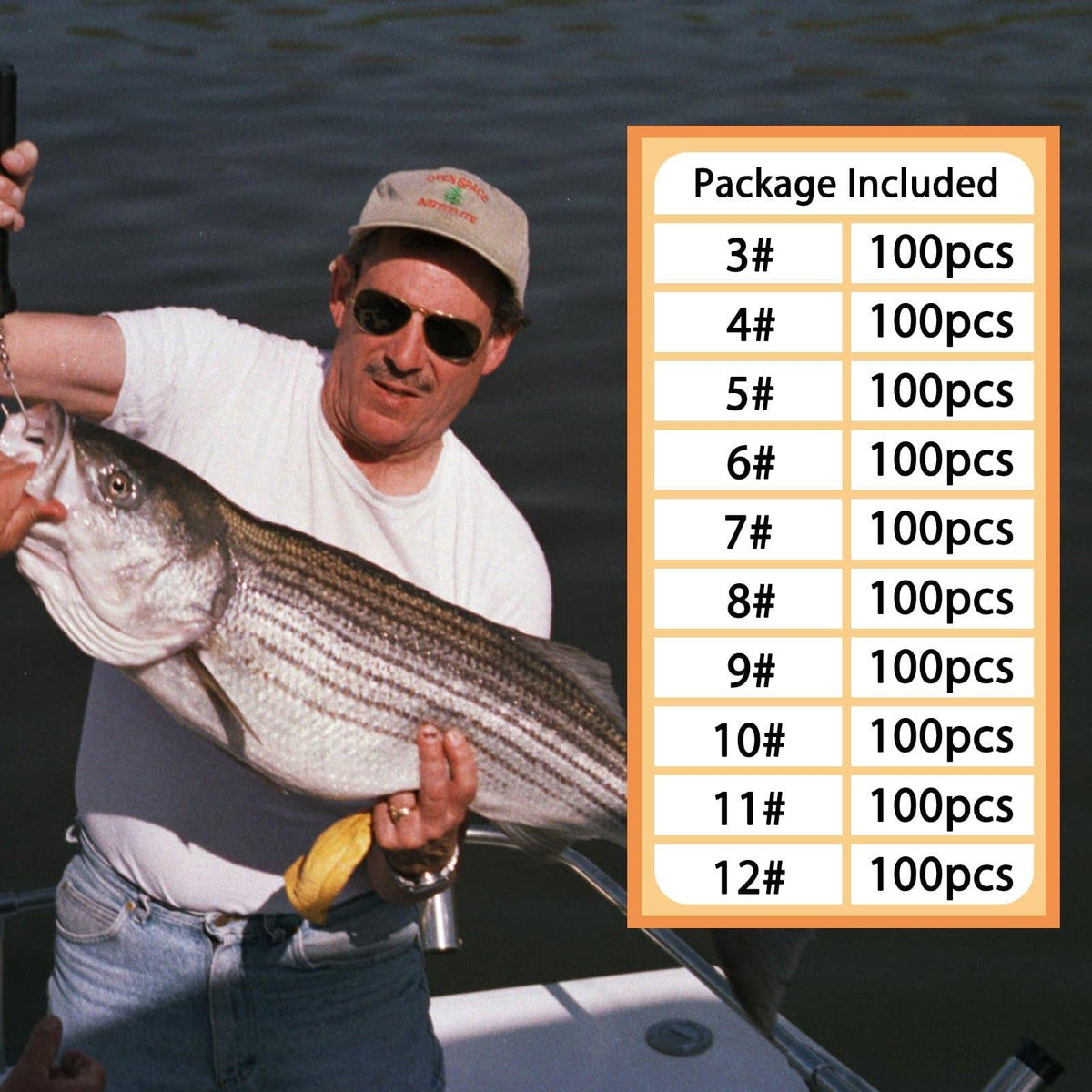 Dr.Fish 1000pcs Black Fishing Hooks Kit - Dr.Fish Tackles