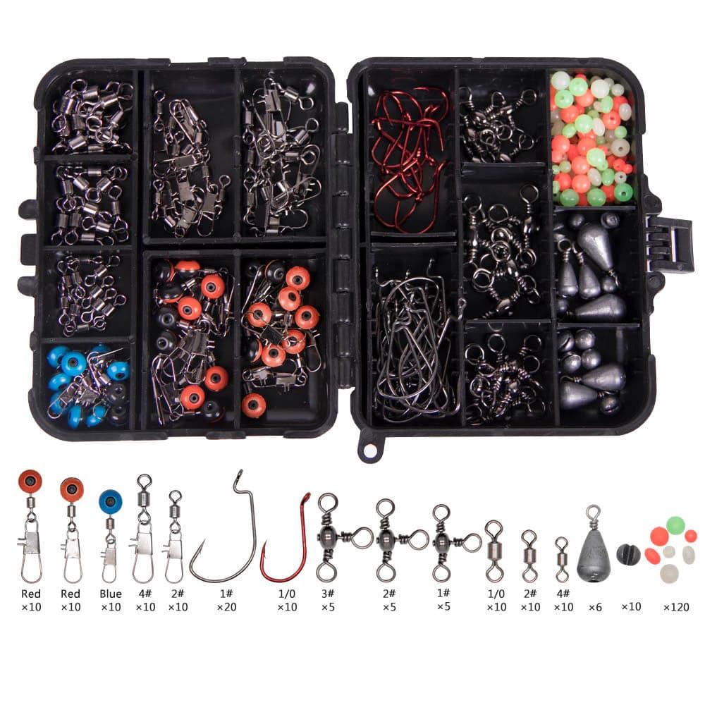Dr.Fish 262pcs Terminal Tackles Kit with Box - Dr.Fish Tackles