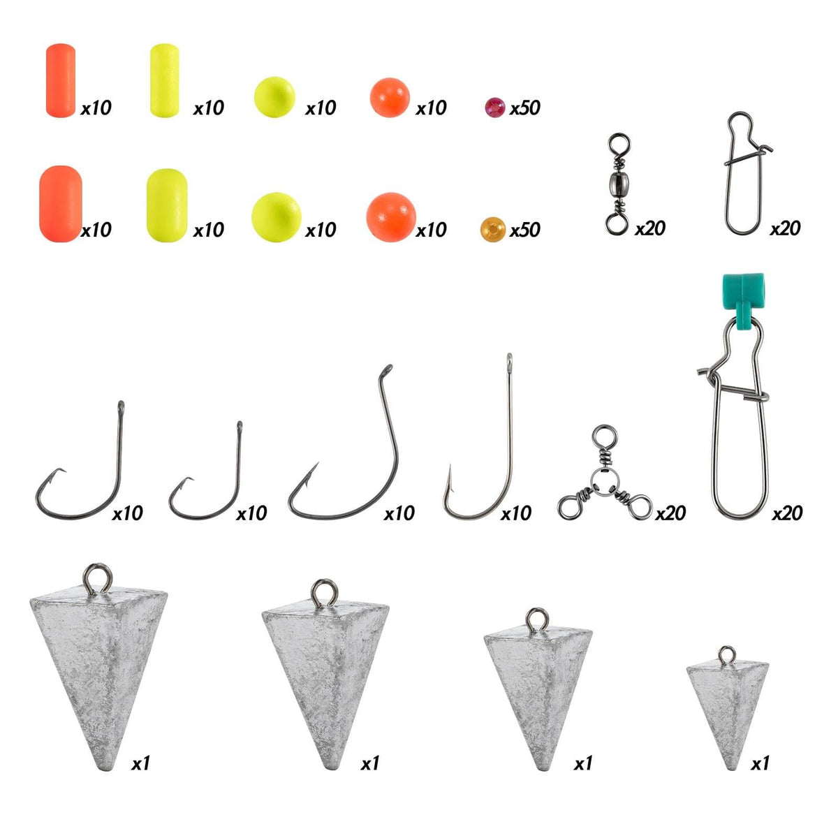 Dr.Fish 304pcs Bottom Surf Fishing Rig Making Kit - Dr.Fish Tackles