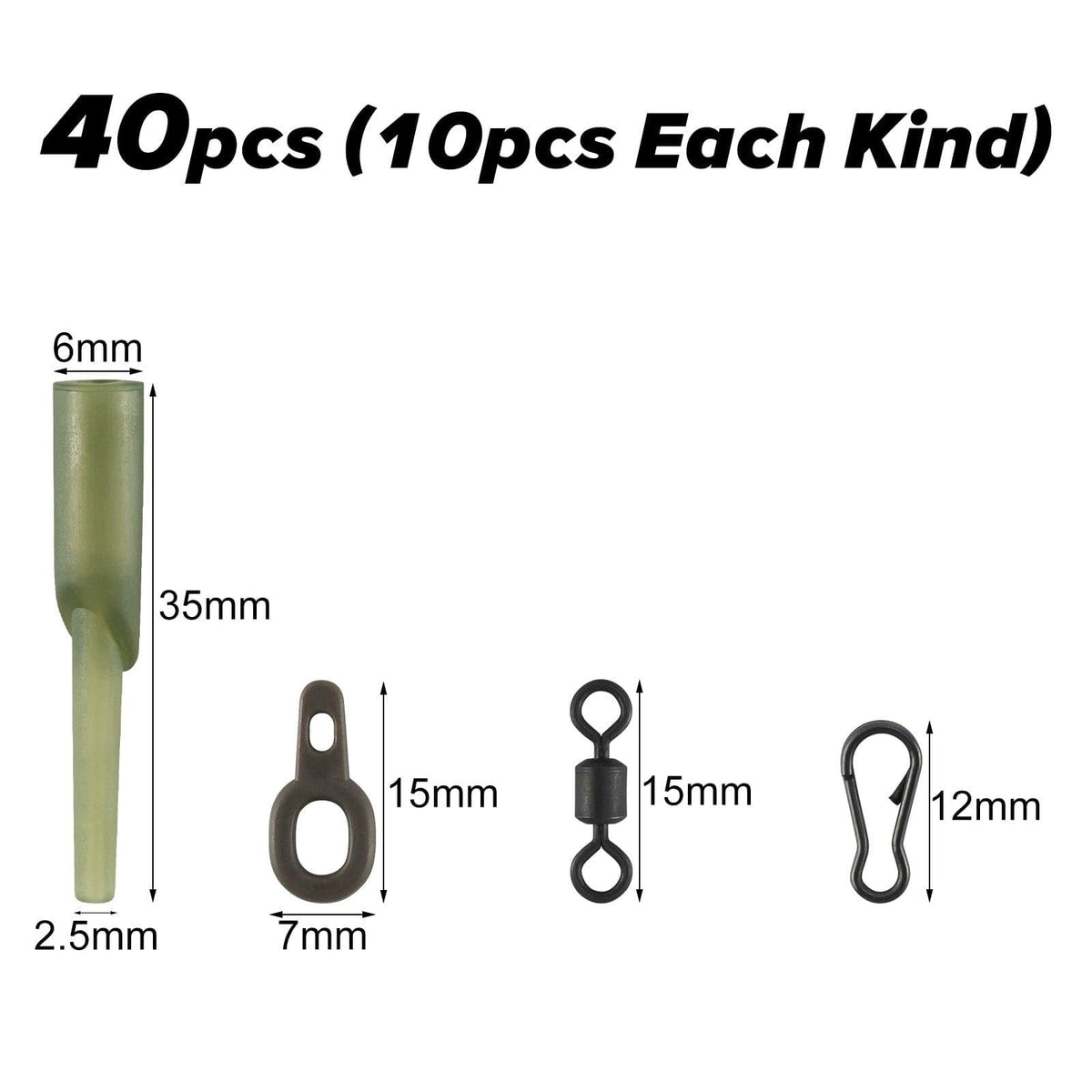 Dr.Fish 40pcs Running Rig Tackles Kit - Dr.Fish Tackles