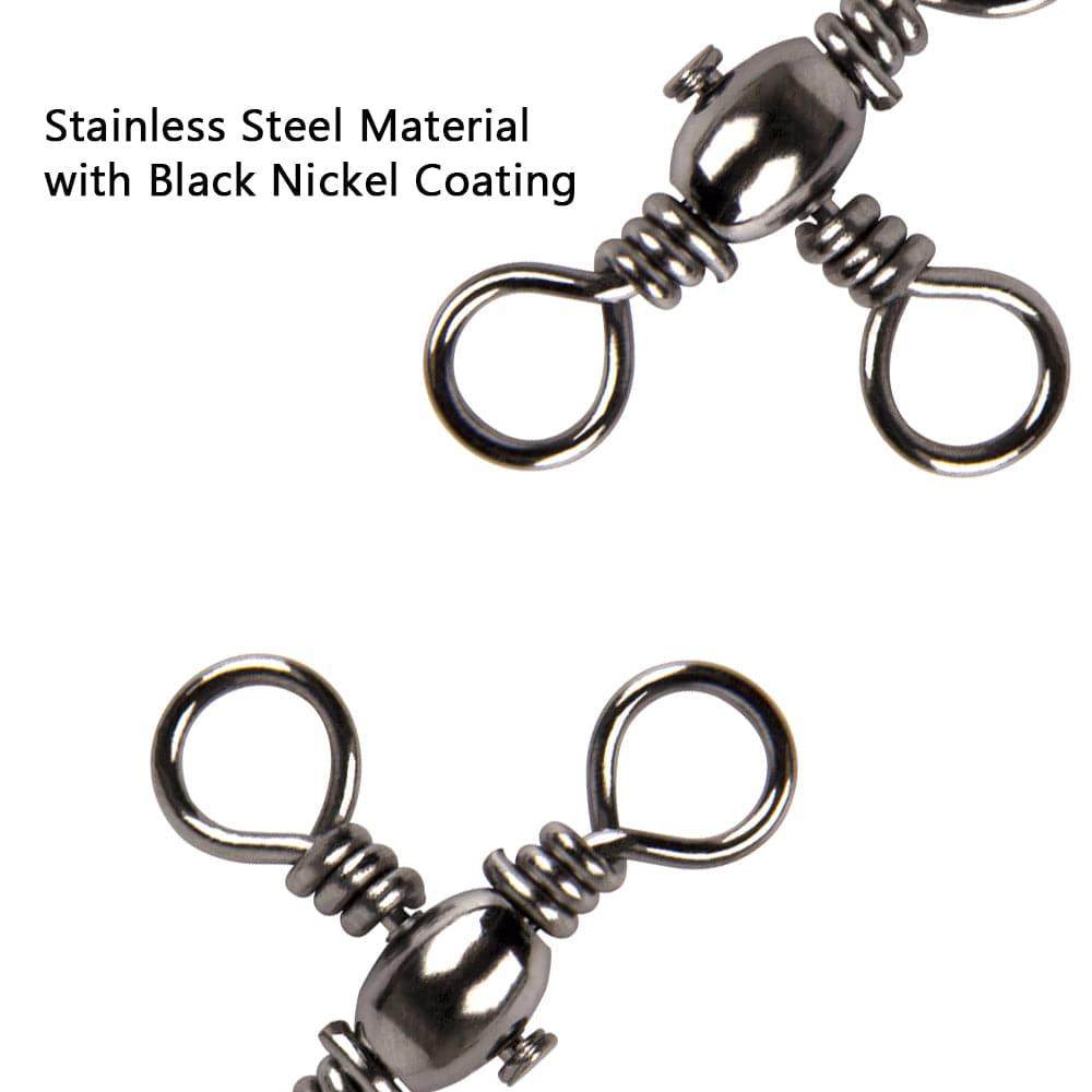 Dr.Fish 150pcs 3 Way Barrel Swivels Kit 35-101lb - Dr.Fish Tackles