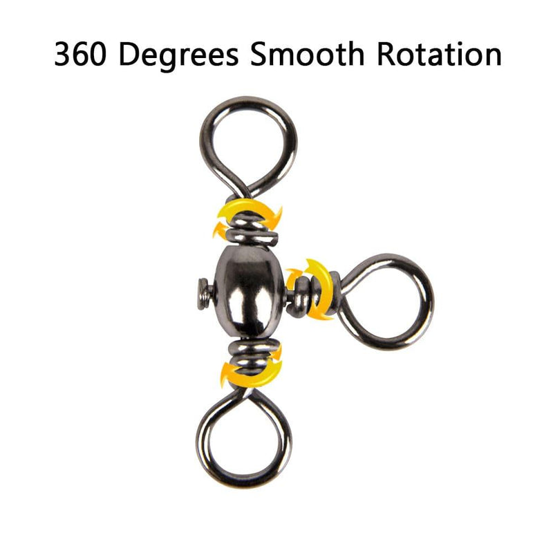 Dr.Fish 150pcs 3 Way Barrel Swivels Kit 35-101lb - Dr.Fish Tackles
