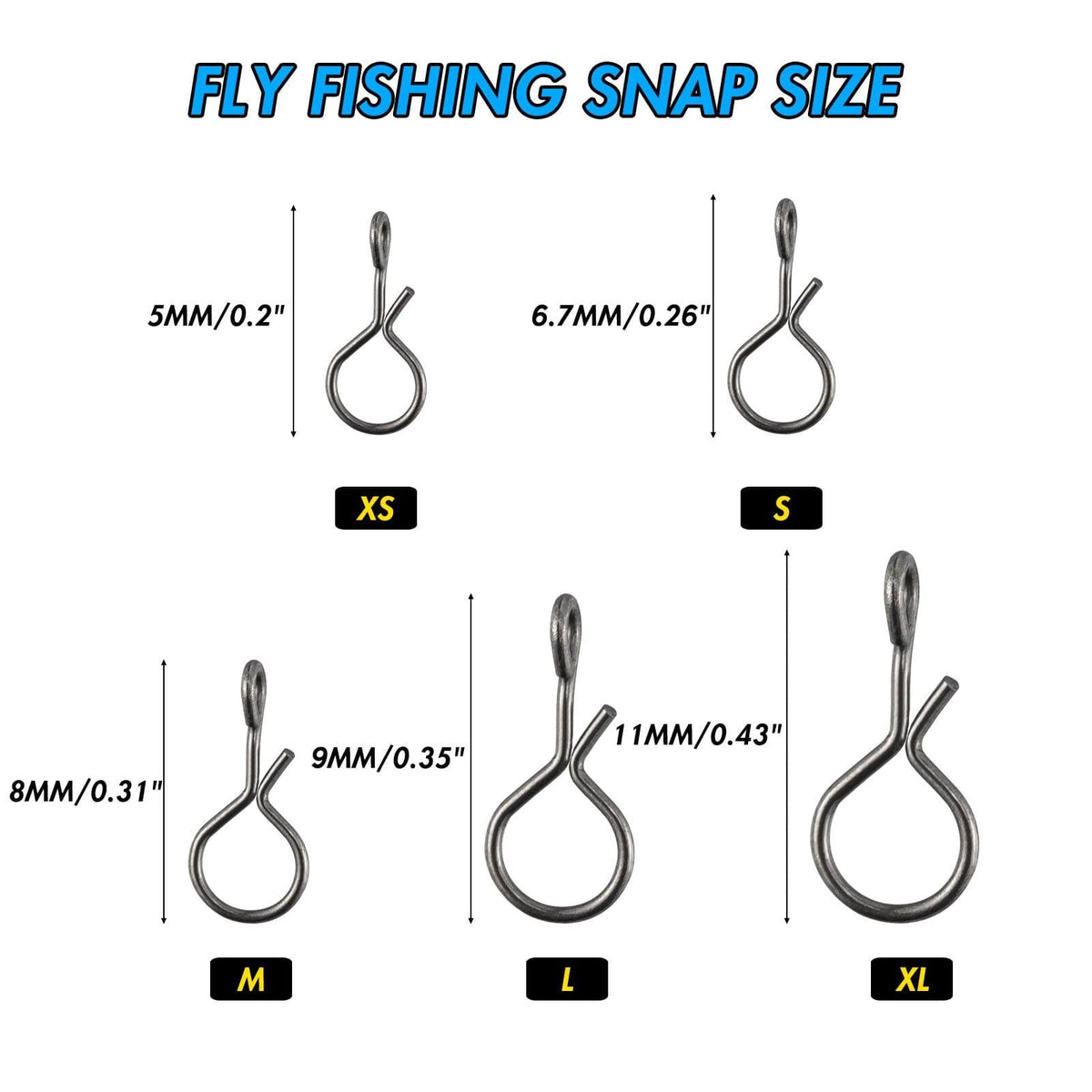Dr.Fish 150pcs Fly Fishing Snaps Kit - Dr.Fish Tackles
