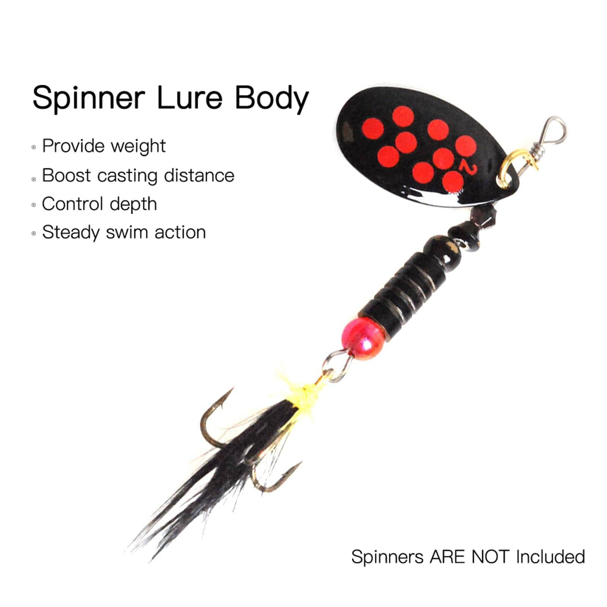 Dr.Fish Lot Bullet Spinner Body Kit - Dr.Fish Tackles