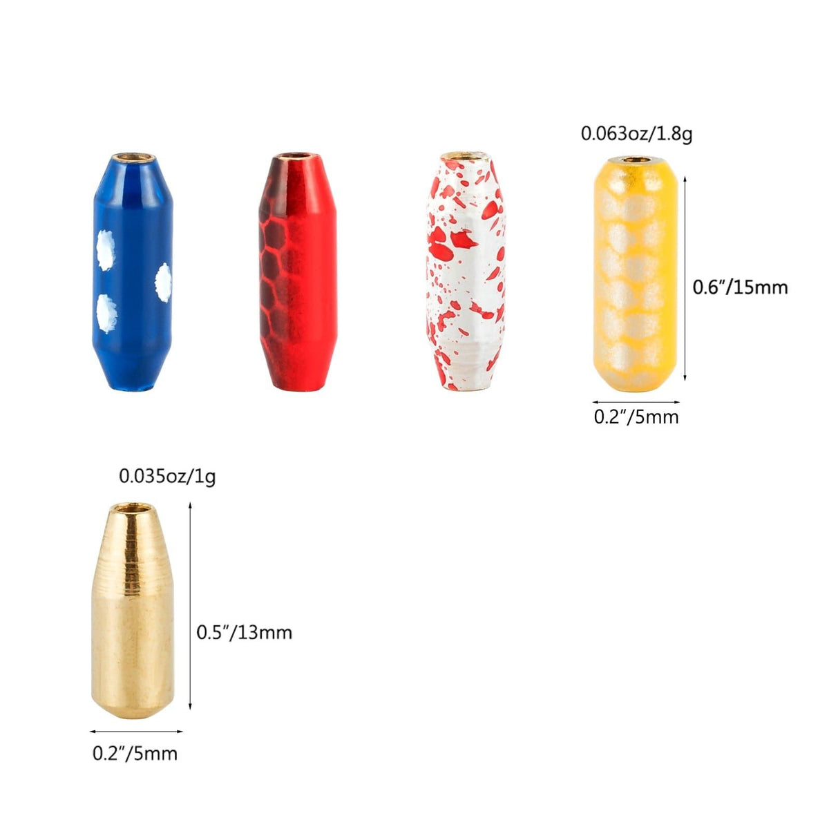 Dr.Fish Lot Bullet Spinner Body Kit - Dr.Fish Tackles