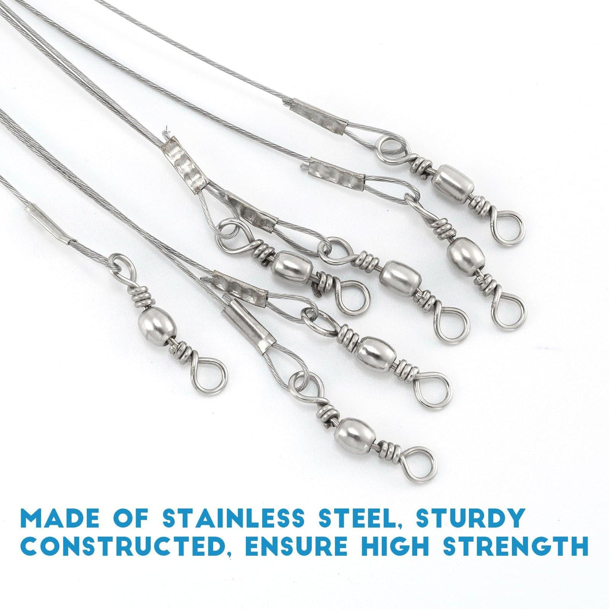 Dr.Fish 10pcs Sea Fishing Wire Trace Leaders - Dr.Fish Tackles