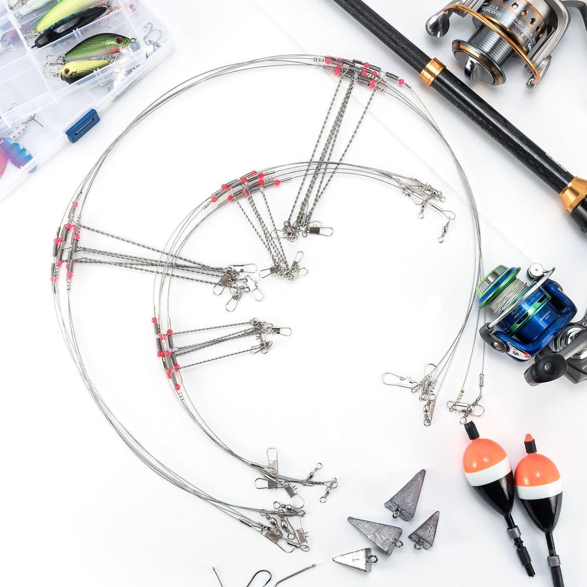 Dr.Fish 10pcs Sea Fishing Wire Trace Leaders - Dr.Fish Tackles
