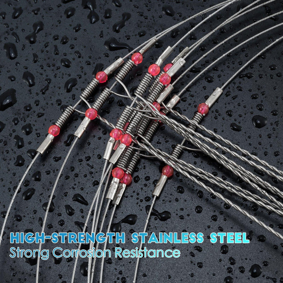 Dr.Fish 10pcs Sea Fishing Wire Trace Leaders - Dr.Fish Tackles