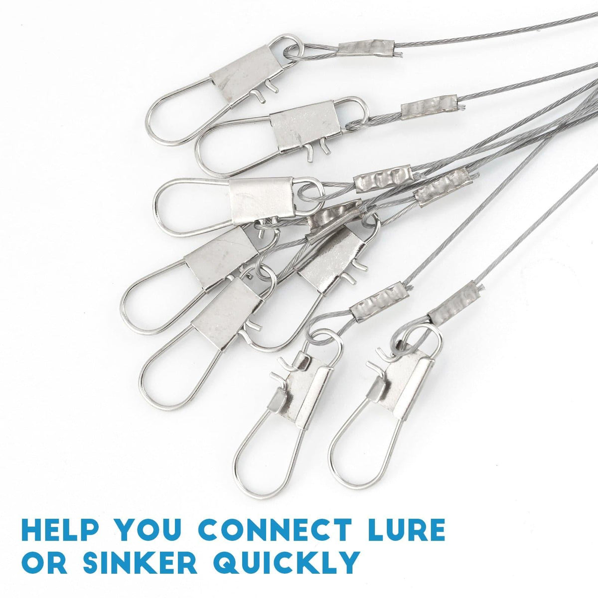Dr.Fish 10pcs Sea Fishing Wire Trace Leaders - Dr.Fish Tackles
