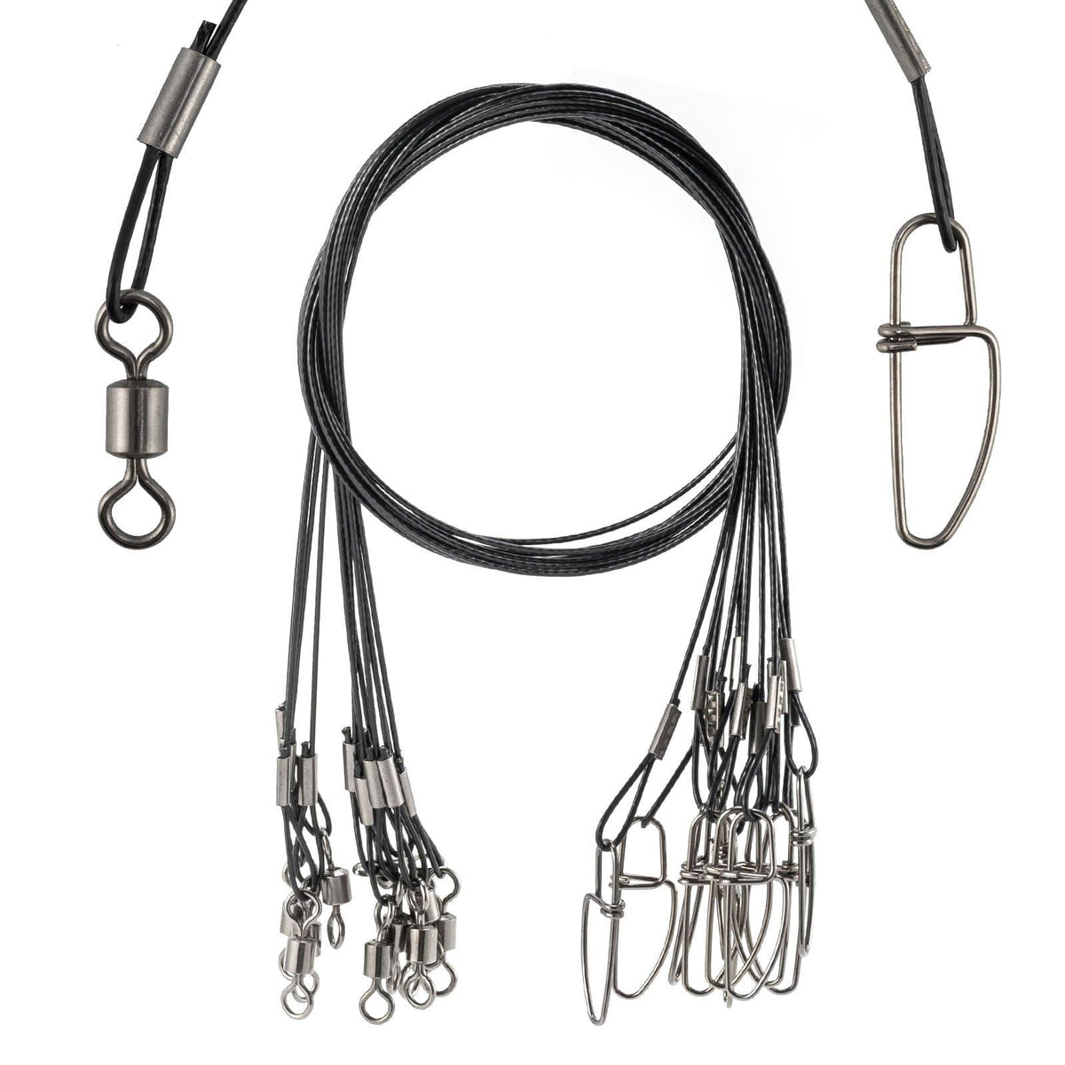 Dr.Fish 30pcs Fishing Trace Wire Leaders 19.6''/128lb - Dr.Fish Tackles