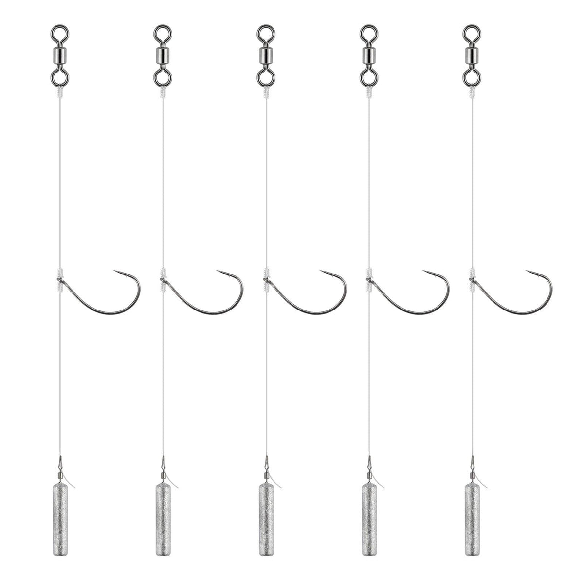 Dr.Fish 10pcs Ready Tied Drop Shot Rigs - Dr.Fish Tackles