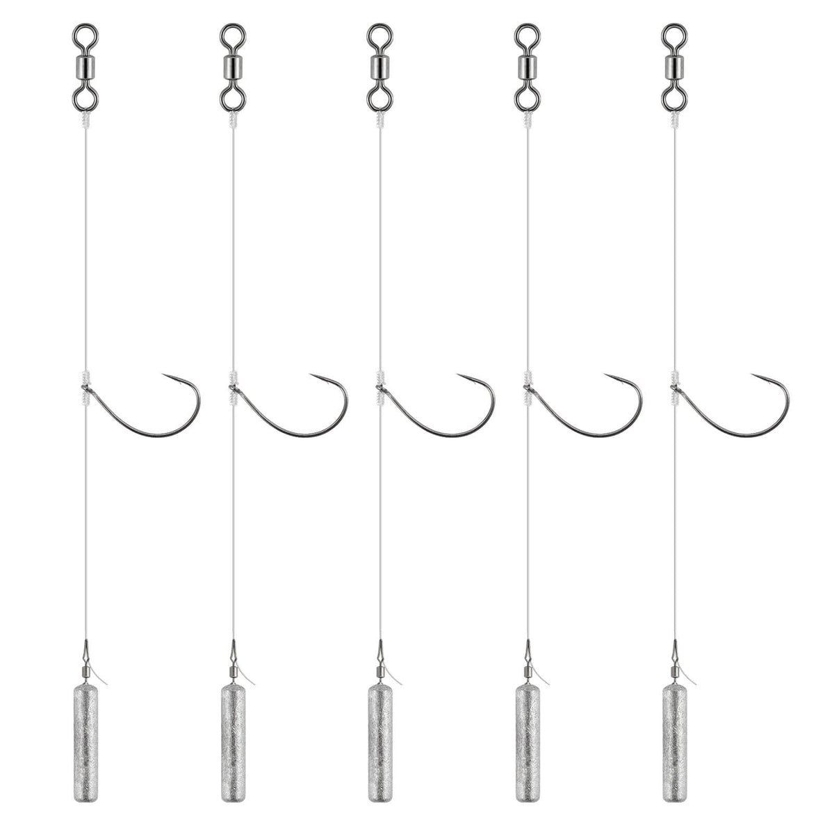 Dr.Fish 10pcs Ready Tied Drop Shot Rigs - Dr.Fish Tackles