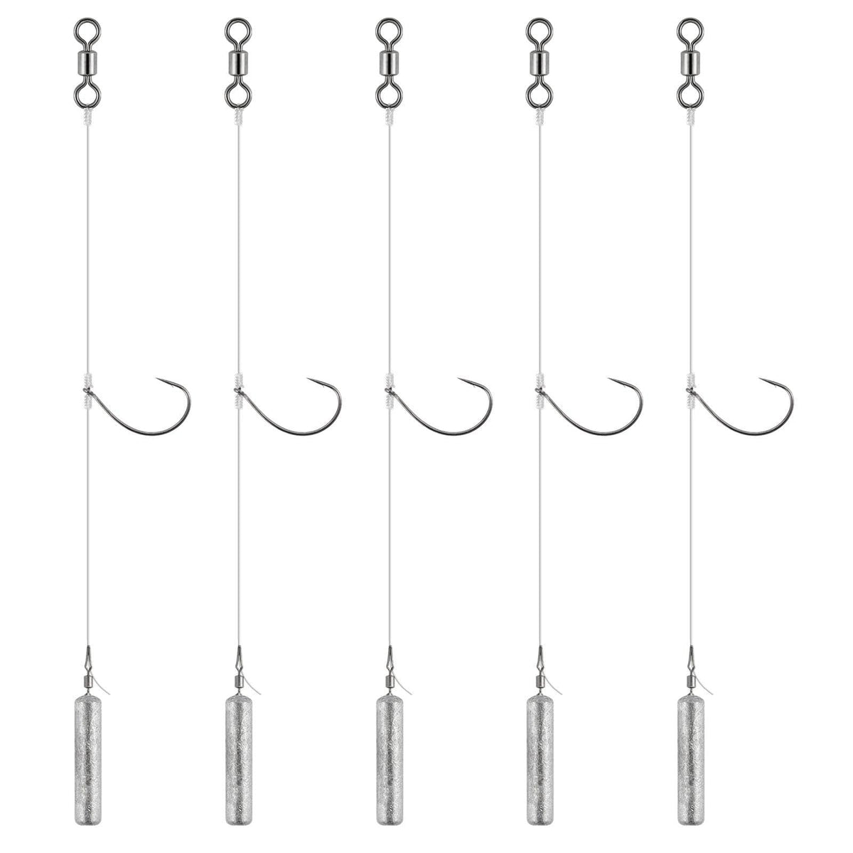 Dr.Fish 10pcs Ready Tied Drop Shot Rigs - Dr.Fish Tackles