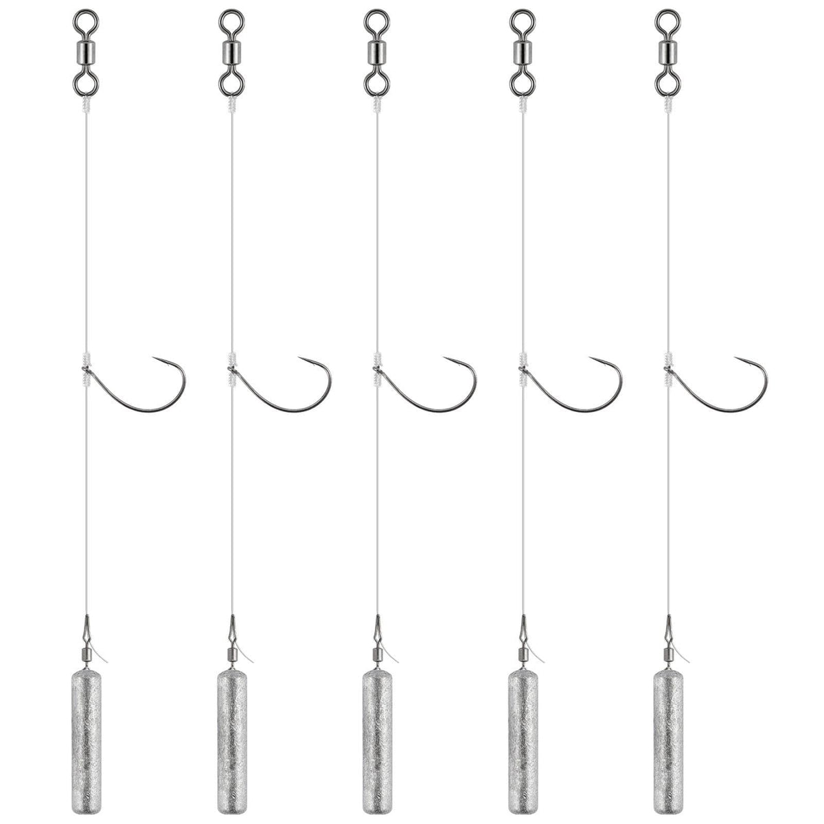Dr.Fish 10pcs Ready Tied Drop Shot Rigs - Dr.Fish Tackles