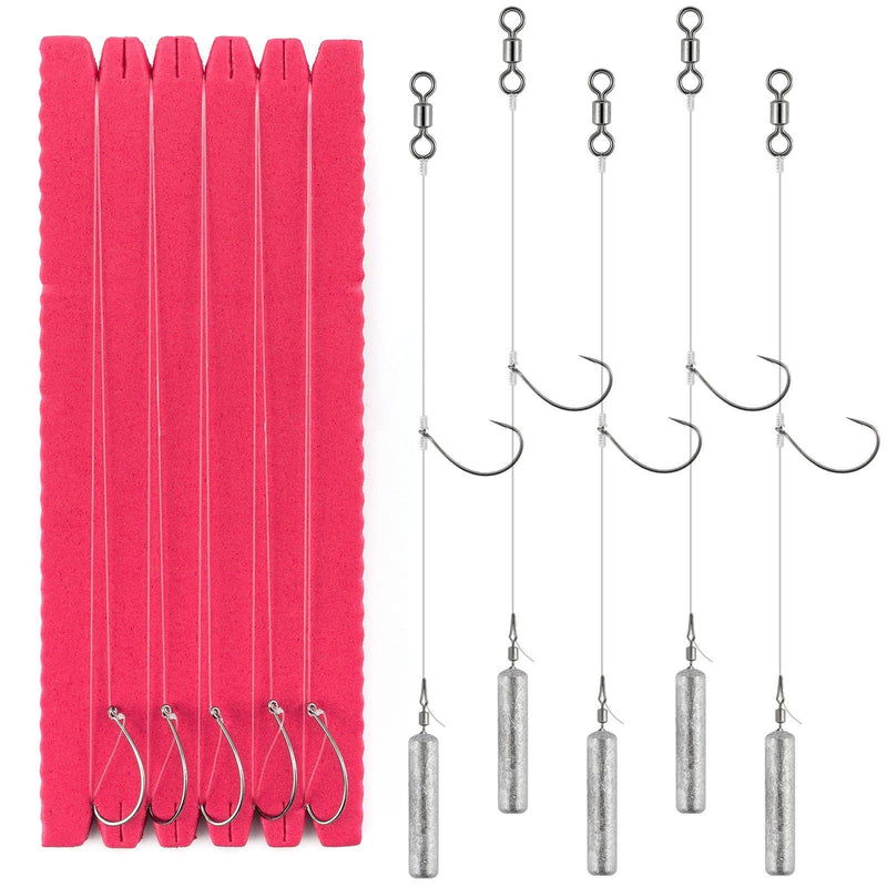Dr.Fish 10pcs Ready Tied Drop Shot Rigs - Dr.Fish Tackles
