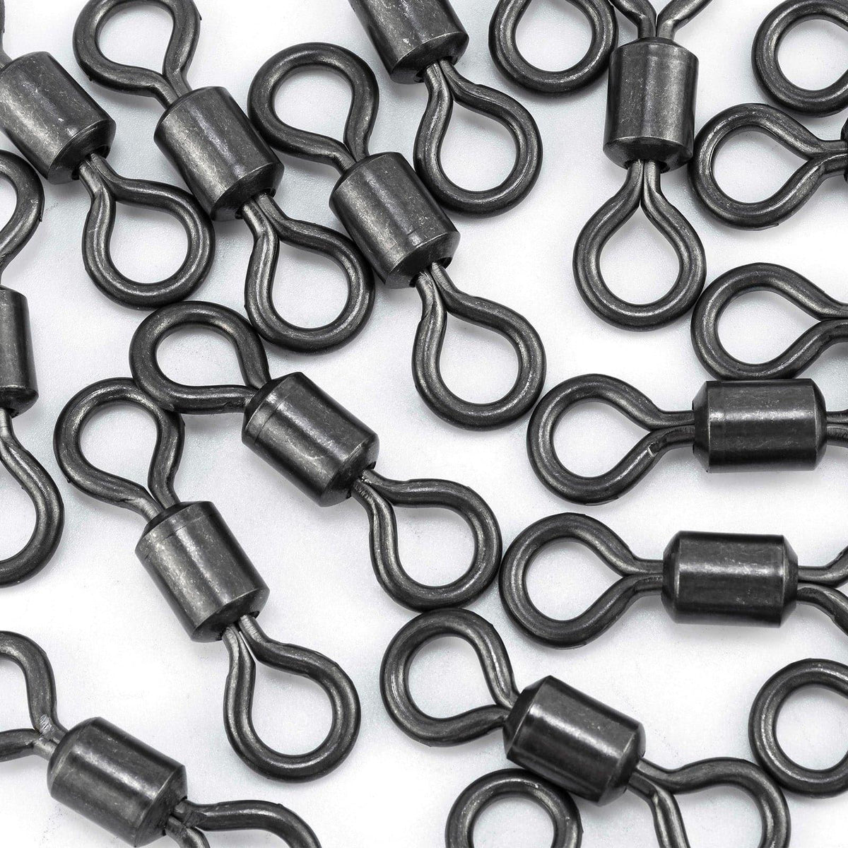 Dr.Fish 20-50pcs Black Rolling Swivels 20-1323lb - Dr.Fish Tackles