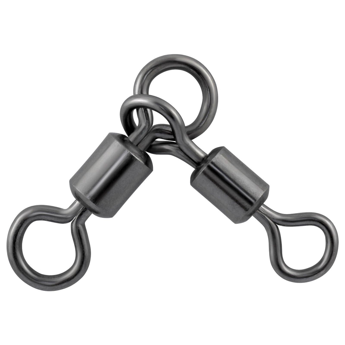 Dr.Fish 30pcs Black 3 Way Crane Swivels 6-282lb - Dr.Fish Tackles