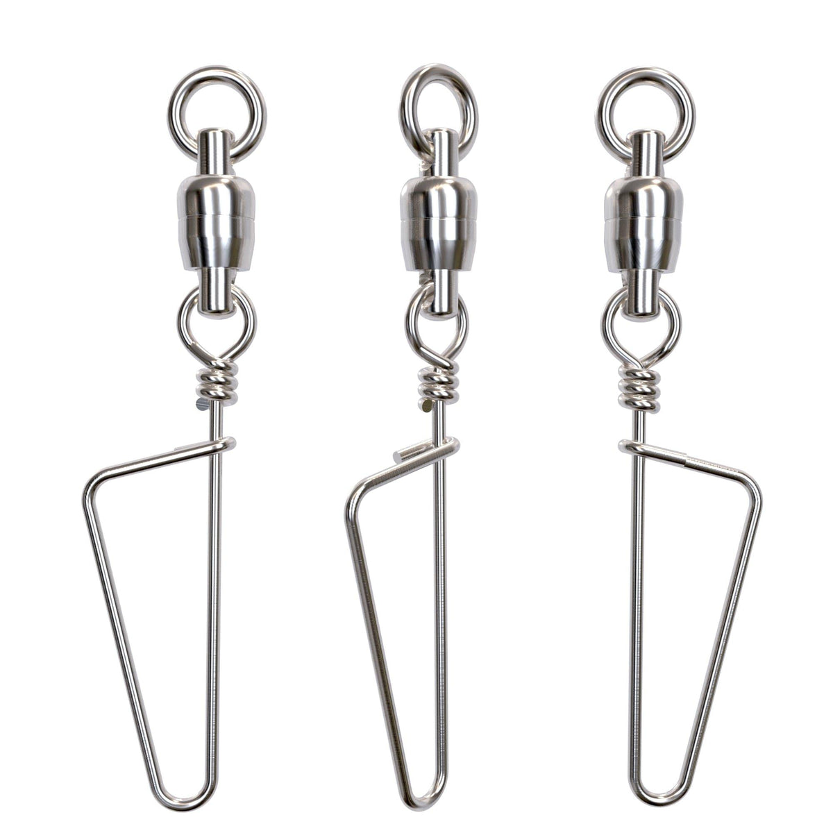 Dr.Fish Stainless Steel Ball Bearing Swivels with Coastlock Snap 45-440lb - Dr.Fish Tackles