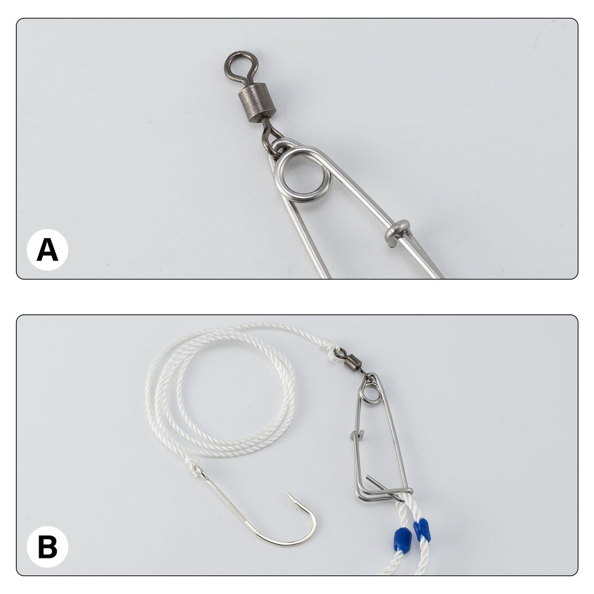 Dr.Fish 10pcs Sliver Trotline Clips - Dr.Fish Tackles