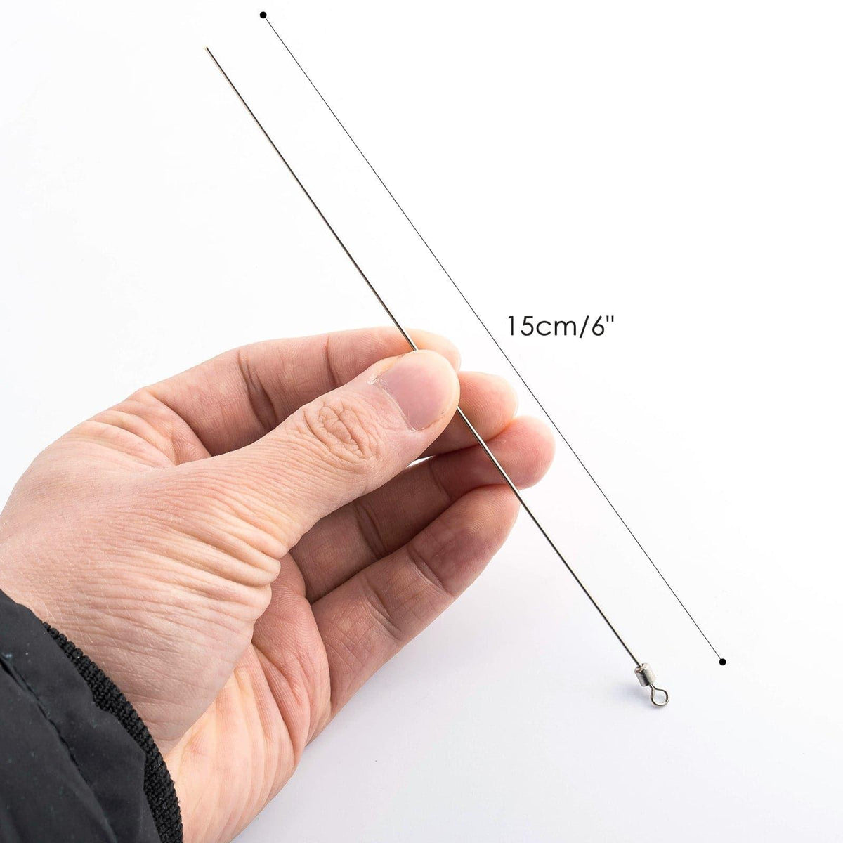 Dr.Fish 30pcs Spinner Shafts Looped Wire - Dr.Fish Tackles