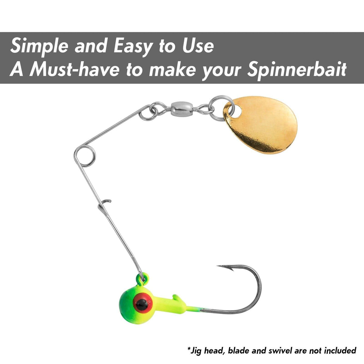Dr.Fish 30pcs Stainless Spinnerbait Wires - Dr.Fish Tackles
