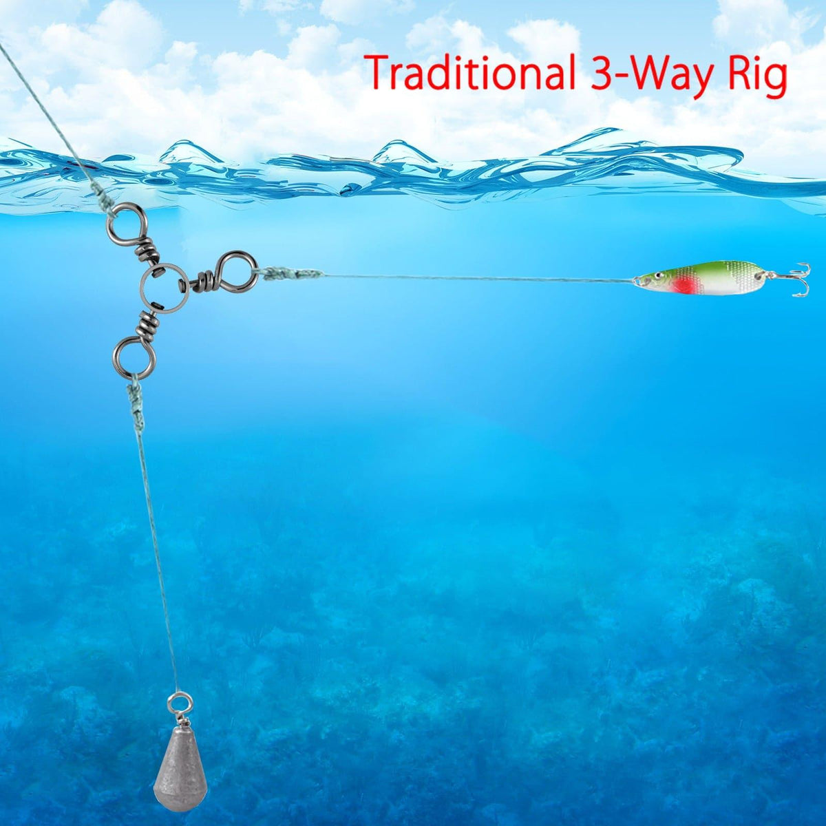 Dr.Fish Three Way Swivels 28-220lb - Dr.Fish Tackles