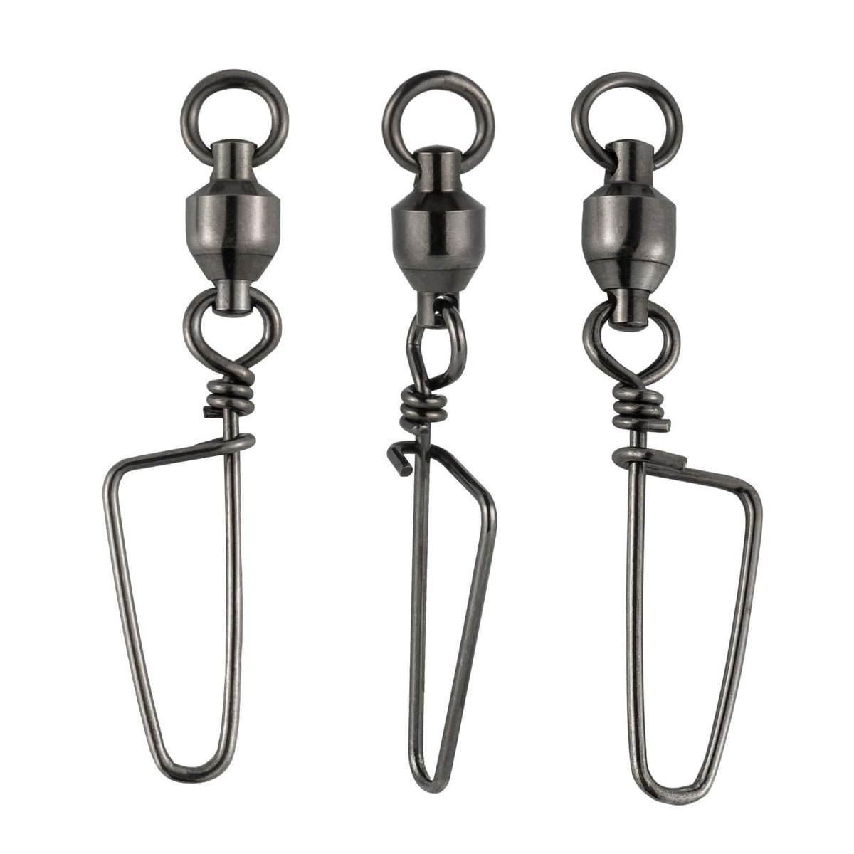 Dr.Fish 20pcs Ball Bearing Swivel with Coast Lock Snap 26-503lb