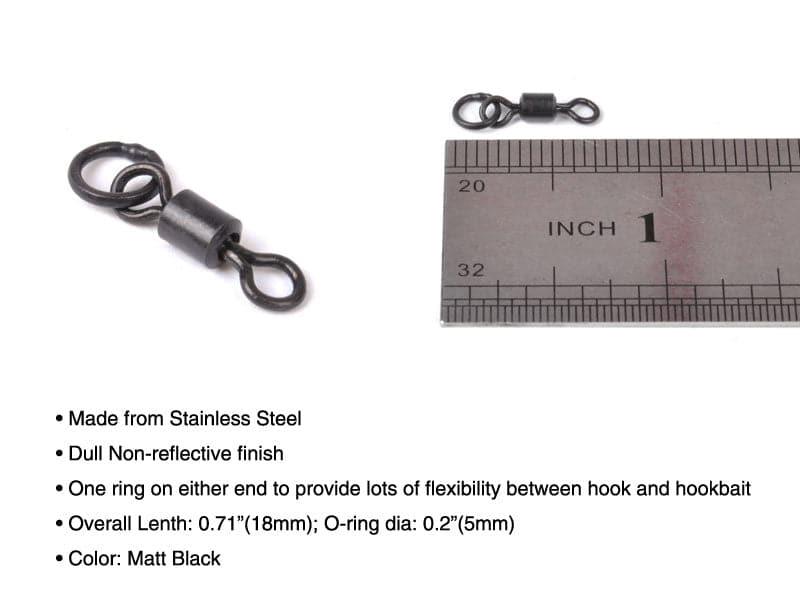 Dr.Fish 40/100pcs Flexi Ring Swivels - Dr.Fish Tackles