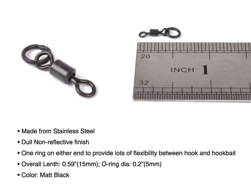 Dr.Fish 40/100pcs Flexi Ring Swivels - Dr.Fish Tackles