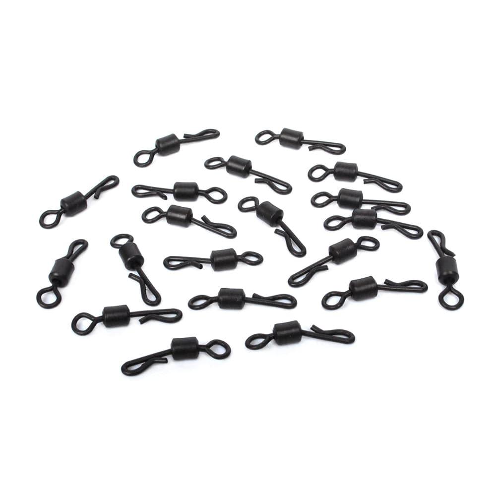 Dr.Fish 20/100pcs Q-shaped Rolling Swivels