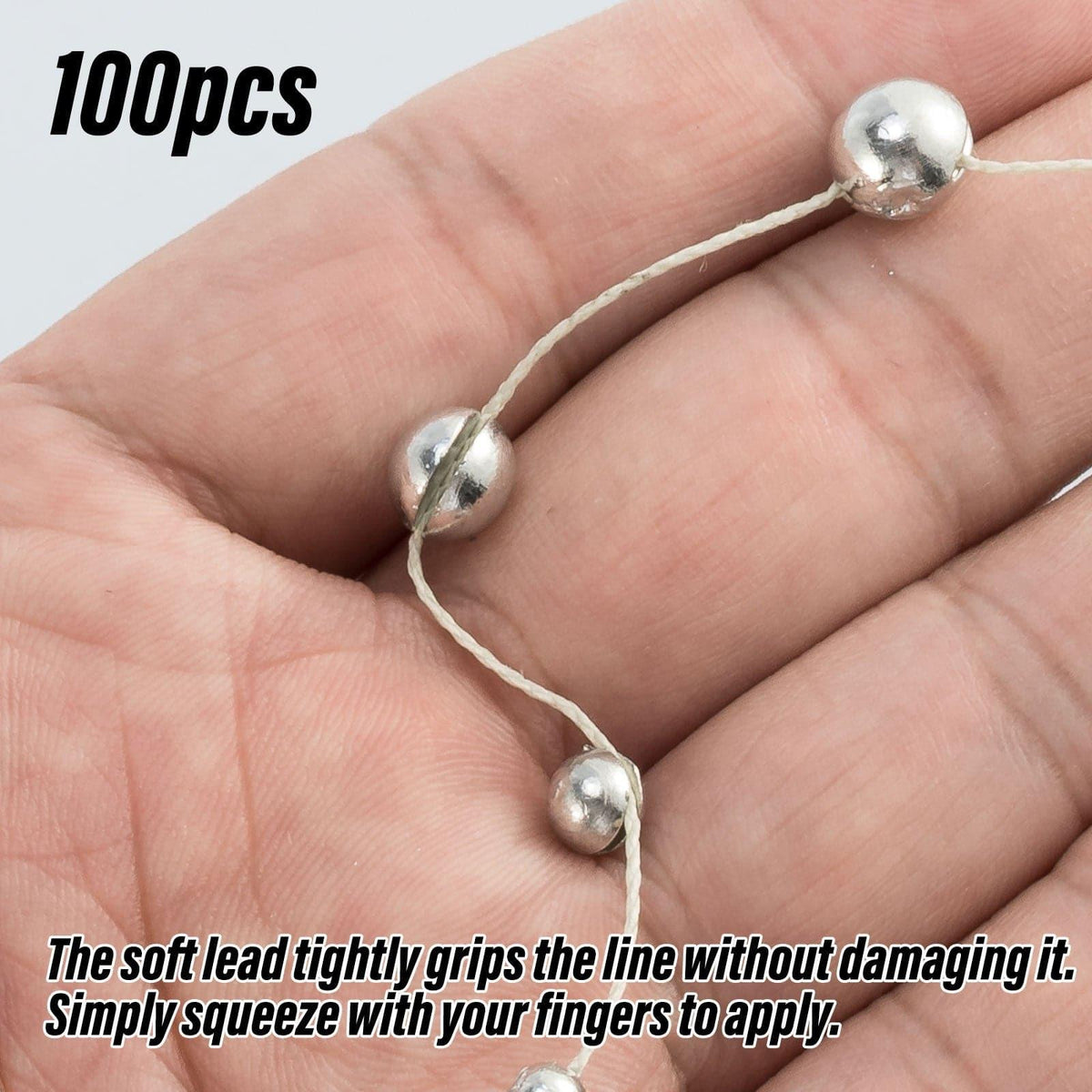 Dr.Fish 100pcs Tin Split Shot Sinkers - Dr.Fish Tackles
