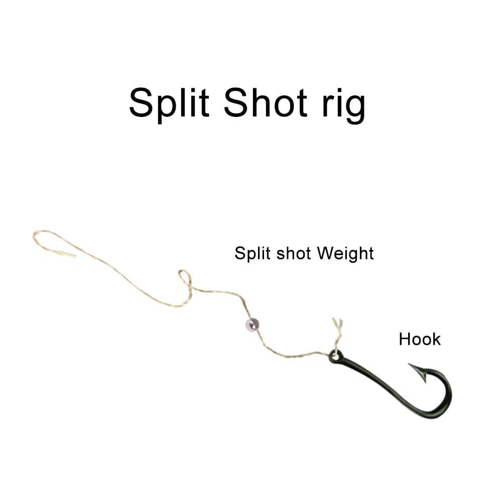 Dr.Fish 100pcs Tin Split Shot Sinkers - Dr.Fish Tackles