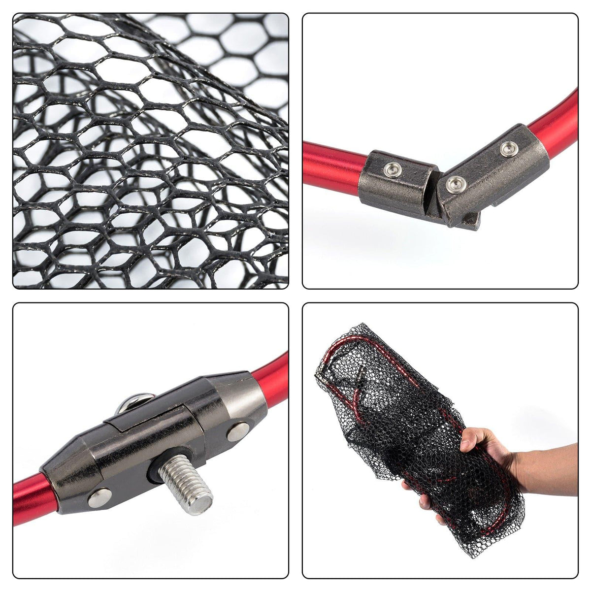 Dr.Fish Telescoping Long Handle Landing Net 8.6ft 9.8ft