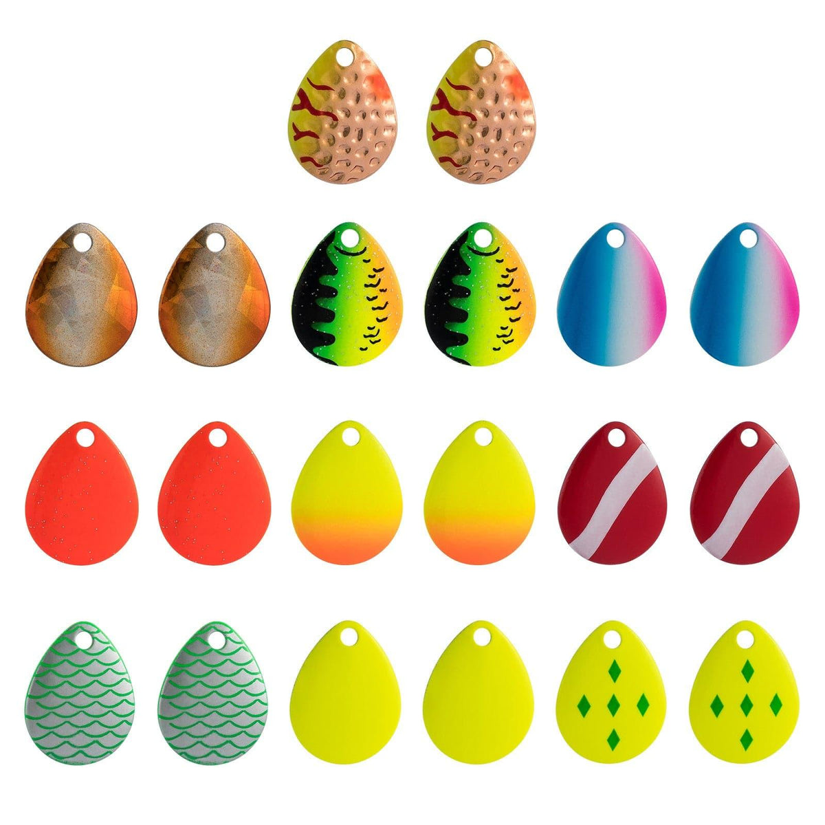 Dr.Fish Lot Colorado Blades Kit - Dr.Fish Tackles