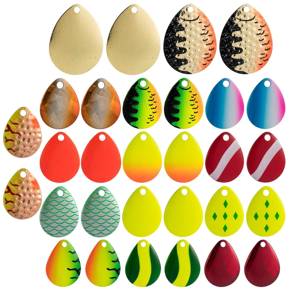 Dr.Fish Lot Colorado Blades Kit - Dr.Fish Tackles