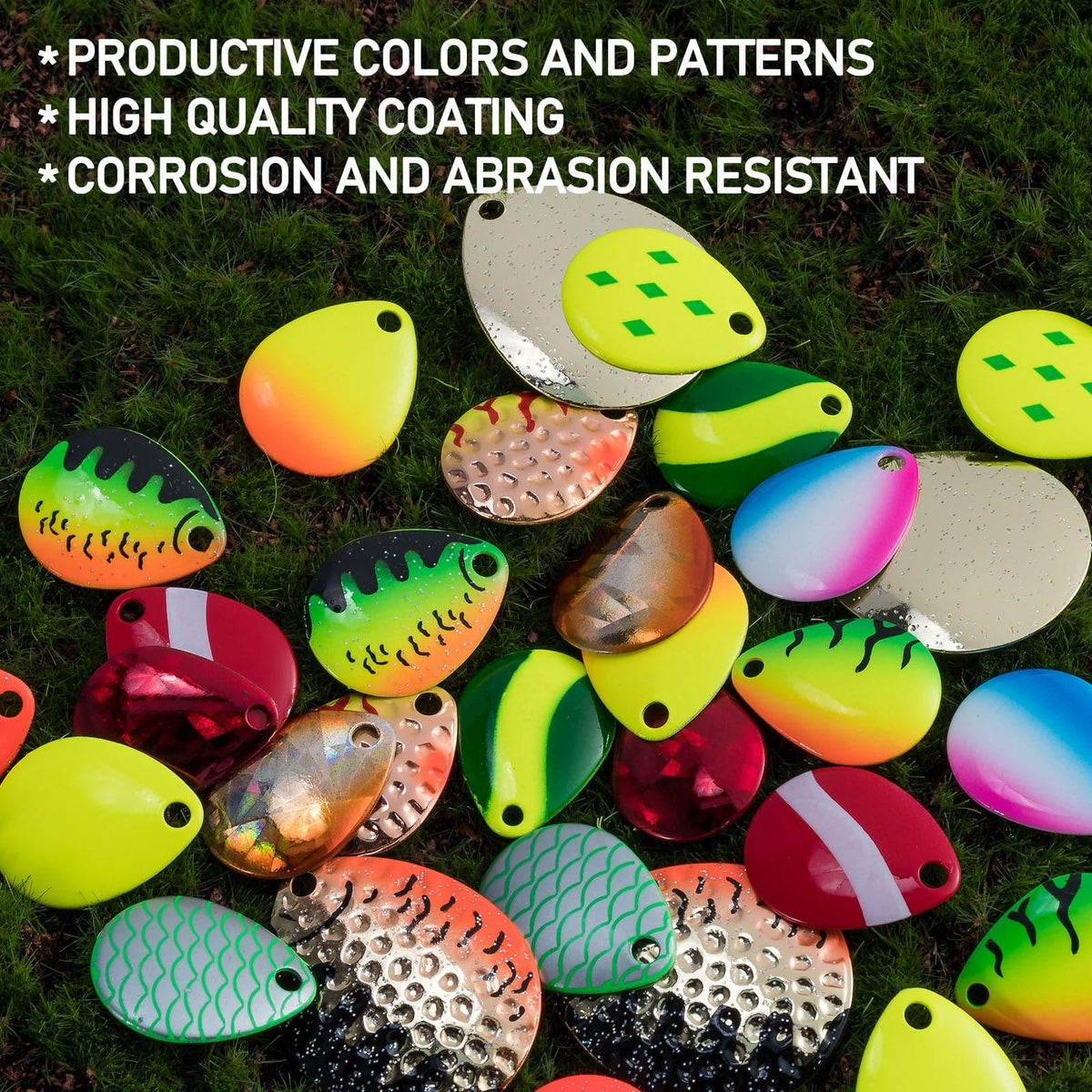 Dr.Fish Lot Colorado Blades Kit - Dr.Fish Tackles