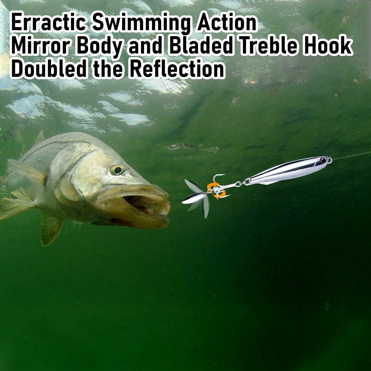 Dr.Fish 3pcs Bladed Metal Jigs 3/8oz-2oz - Dr.Fish Tackles