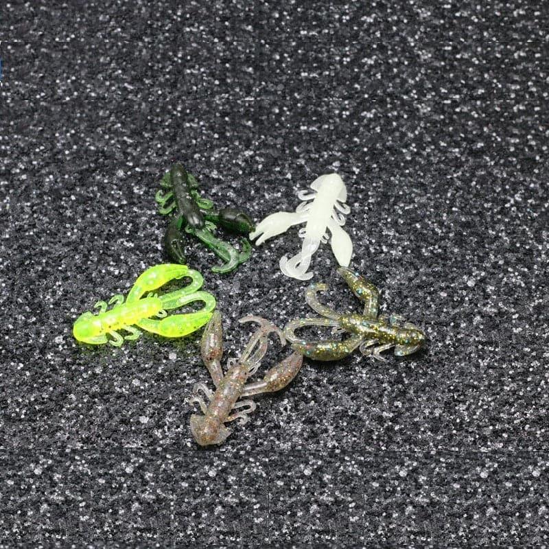 Dr.Fish 15pcs Soft Plastic Craws 1.97'' - Dr.Fish Tackles