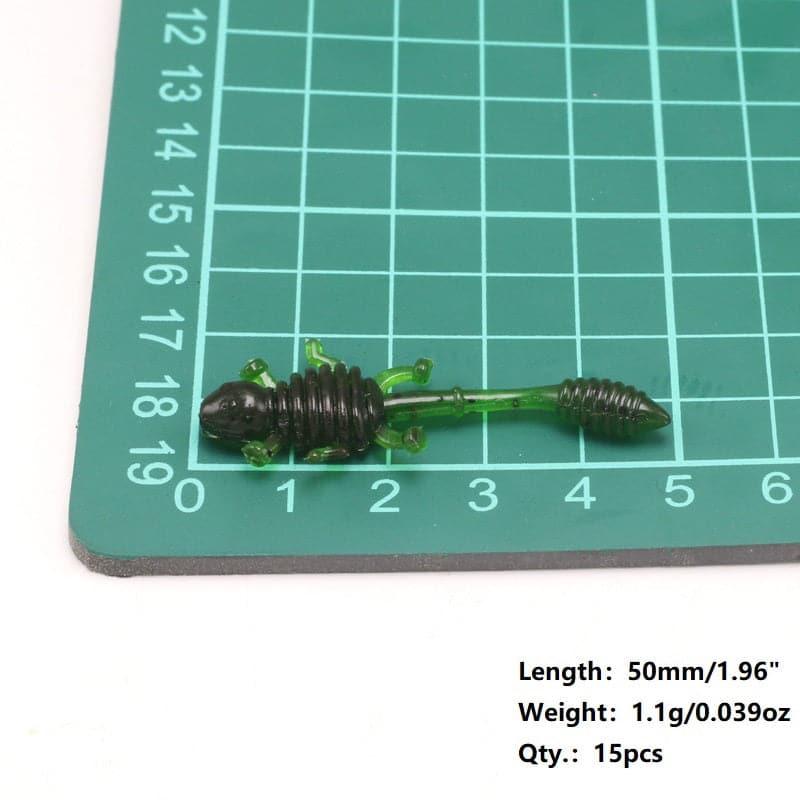 Dr.Fish 15pcs Soft Plastic Tadpoles 1.97'' - Dr.Fish Tackles