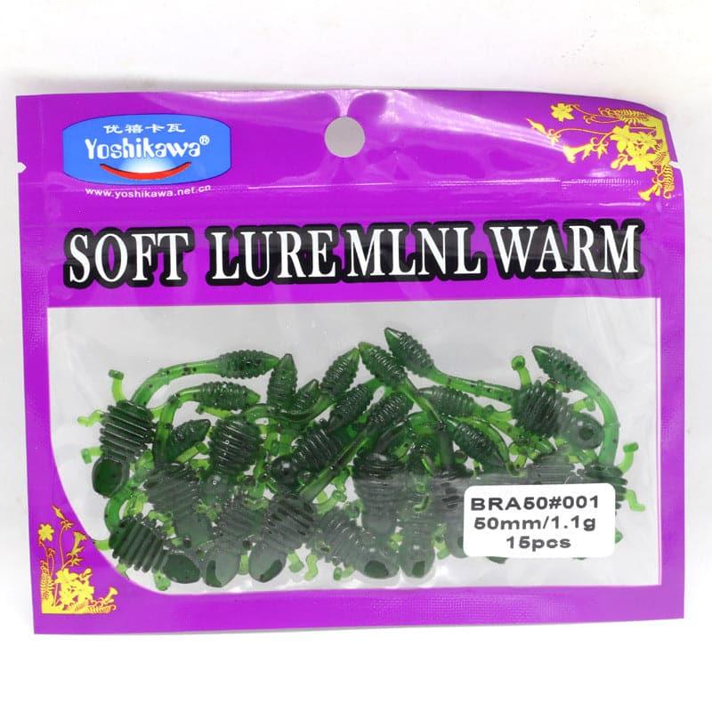Dr.Fish 15pcs Soft Plastic Tadpoles 1.97'' - Dr.Fish Tackles