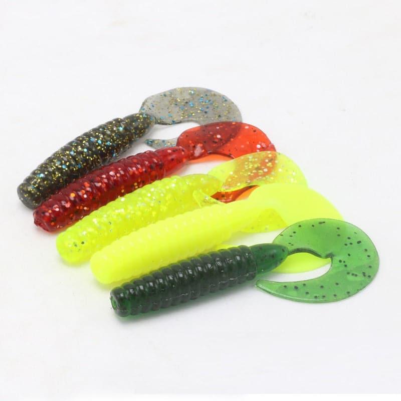 Dr.Fish 6pcs Soft Plastic Grubs 2.75'' - Dr.Fish Tackles